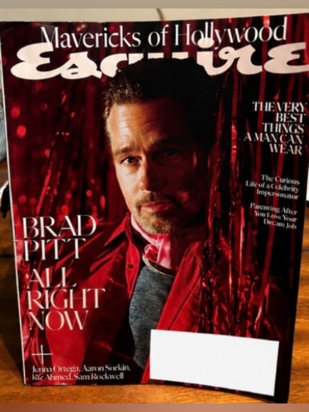 BRAD PITT 2026 NEW EDITION ESQUIRE MAGAZINE